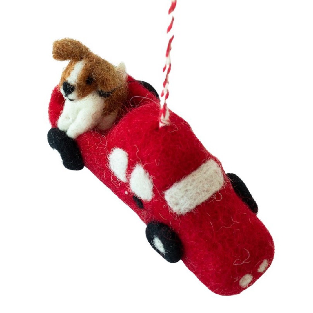NZ Wool, Ute with Dog 12cm image 1